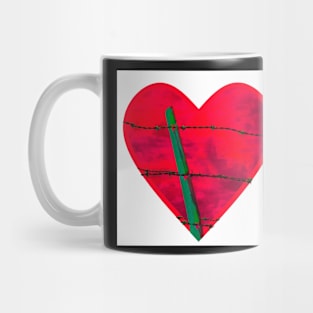 "Guarded" heart image products Mug